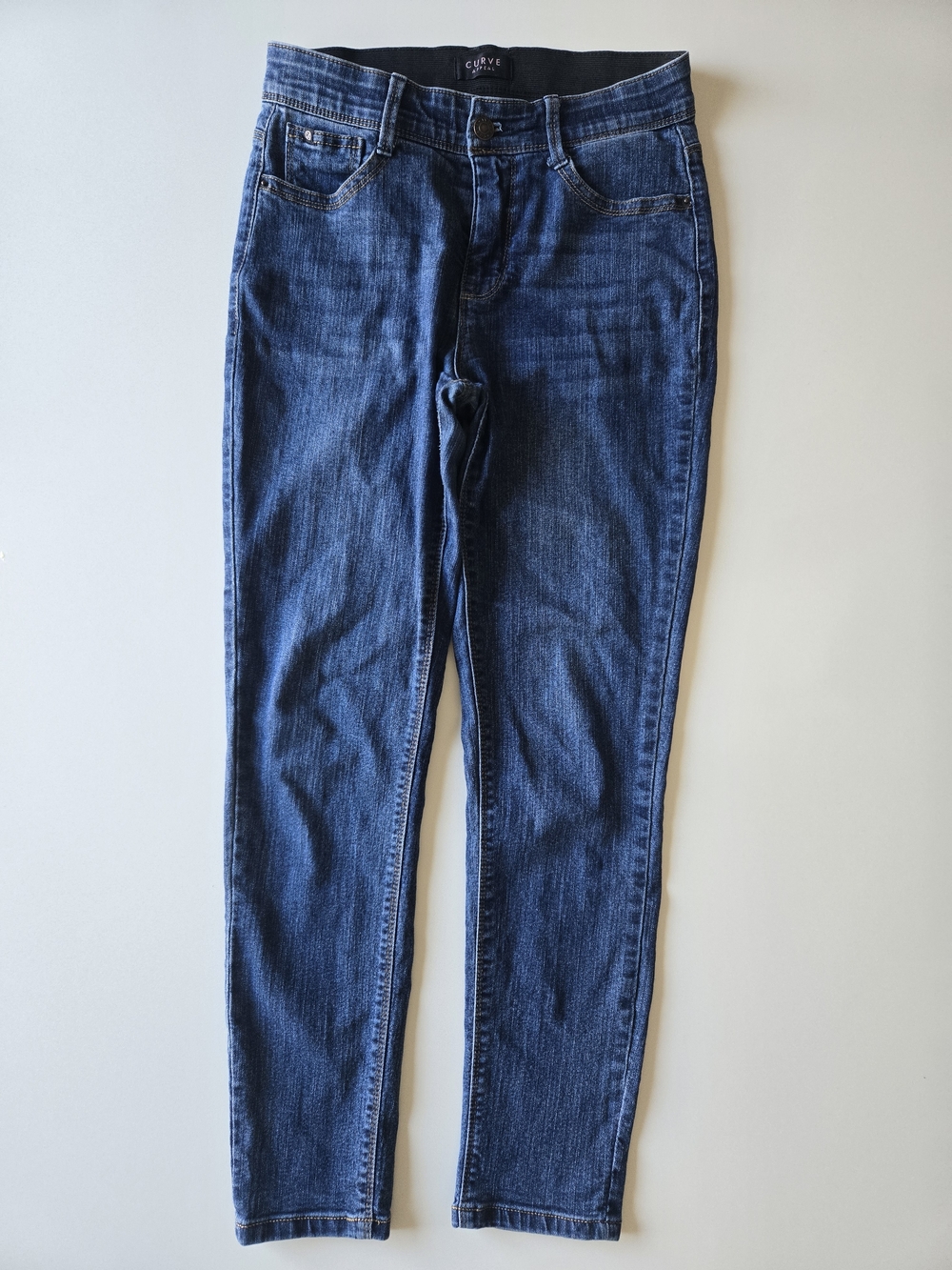 Curve Appeal High Rise Comfort Comfort Waist Skinny Jeans- AS IS - Picture 3 of 14